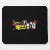 Angry Video Game Nerd Logo Premium Muismat (Voorkant)