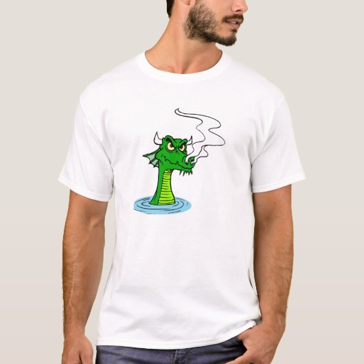 Angry Water Dragon T-shirt (Voorkant)
