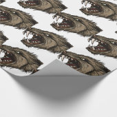 Angry Werewolf Cadeaupapier (Hoek)