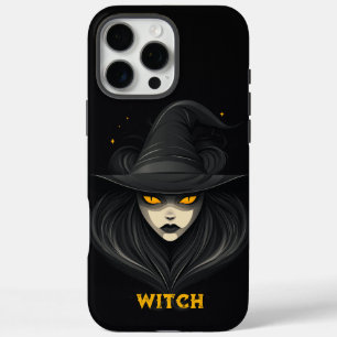 Angry Witch Black iPhone 16 Pro Max Hoesje