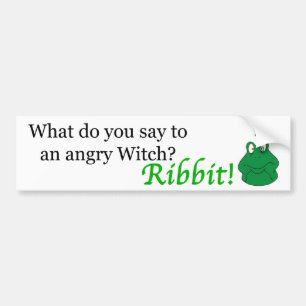 Angry Witch bumpersticker