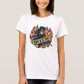 Angry Woman White T-Shirt (Voorkant)