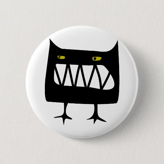 Angry Wossum Ronde Button 5,7 Cm (Voorkant)