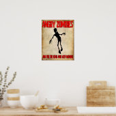 'Angry Zombies' poster Angry Johnny (Keuken)