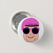 @AngrySalmond Badge Ronde Button 3,2 Cm (Voorkant /achterkant)