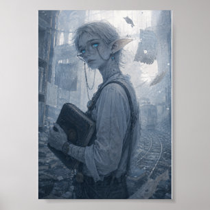 Angst / Archivar / Bibliotheekposter Poster