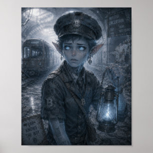 Angst / conducteur / metro poster