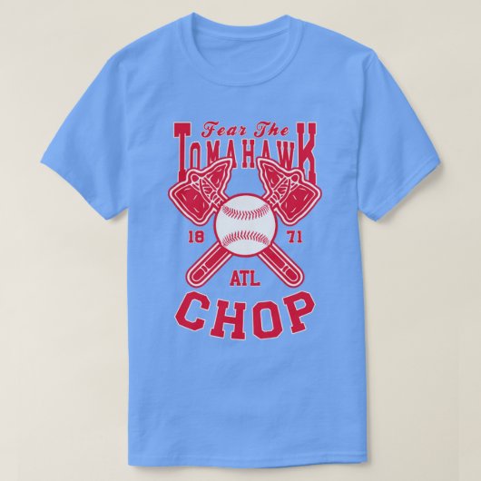 Angst de Tomahawk Chop 1871 T-shirt (Design voorkant)