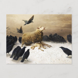 Angst door August Friedrich Albrecht Schenck Briefkaart