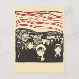 Angst door Munch ansichtkaart Briefkaart