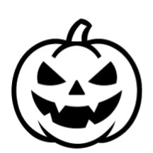 Angst draagt een glimlach