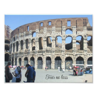 Angst geen verlies foto afdruk