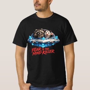 Angst Is De Geestdodende Grappige Wasbeer Opossum  T-shirt