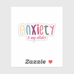 Angst is mijn cardio Sticker