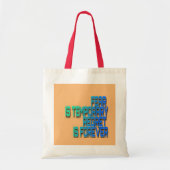 angst is tijdelijke Canvas tas (Voorkant)