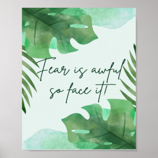 Angst is zo kwaad als het is! poster