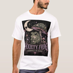 Angst Kikker Overdenken Maneschijn Ontwerp T-shirt