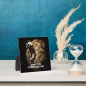 Angst - Lion Motivatie Fotoplaat (Insitu)