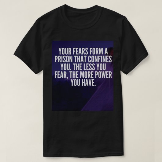 ANGST - MOTIVATIE T-SHIRT (Design voorkant)