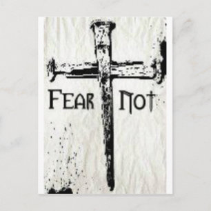 Angst niet briefkaart