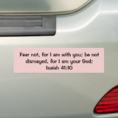 Angst niet bumpersticker (Op auto)