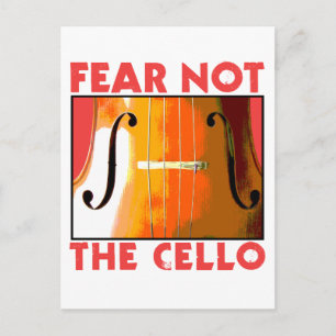 Angst niet de Cello Briefkaart
