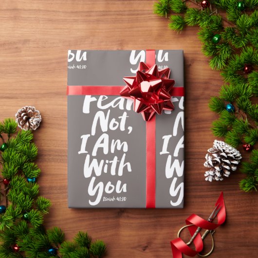 ANGST NIET, IK BEN met je Christelijk - Jesaja 41: Cadeaupapier (Feestdagen Geschenken)