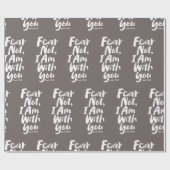 ANGST NIET, IK BEN met je Christelijk - Jesaja 41: Cadeaupapier (Vlak)