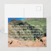 Angst niet, Isaiah 41:10 Briefkaart (Voorkant / Achterkant)