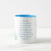Angst niet, Isaiah Scripts Dragonfly Blue, Green Mok (Midden)