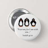 Angst niet! ronde button 5,7 cm (Voorkant /achterkant)