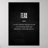 Angst Poster (Voorkant)