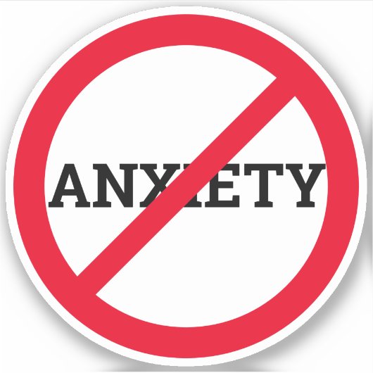Angst Sticker (Voorkant)