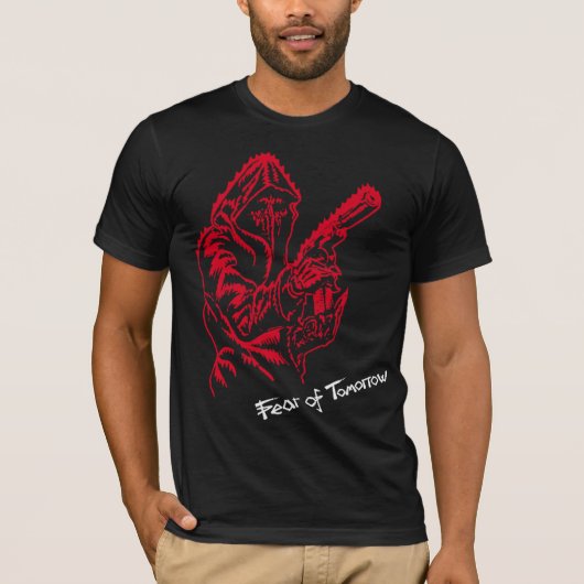 Angst van morgen t-shirt (Voorkant)