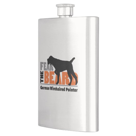 Angst voor de baard - Duitse Wirehaire Pointer Flacon (Links)