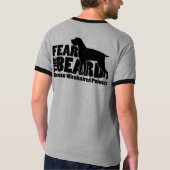 Angst voor de baard - Duitse Wirehaire Pointer T-shirt (Achterkant)