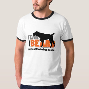 Angst voor de baard - Duitse Wirehaire Pointer T-shirt