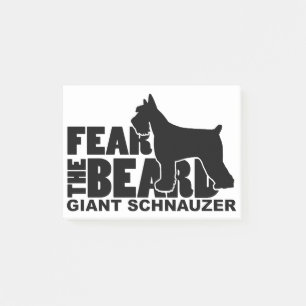 Angst voor de baard - Giant Schnauzer Post-it® Notes