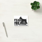 Angst voor de baard - Giant Schnauzer Post-it® Notes (Kantoor)