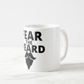 Angst voor de baard koffiemok (Voorkant rechts)
