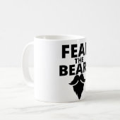 Angst voor de baard koffiemok (Voorkant links)