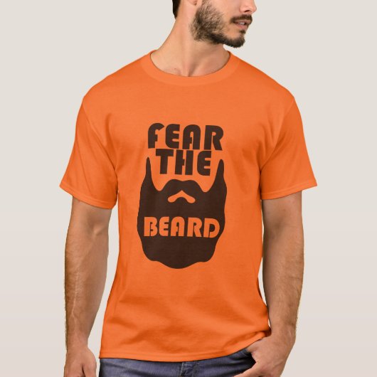 Angst voor de baard t-shirt (Voorkant)