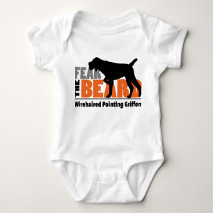 Angst voor de baard - Wirehares Pointing Griffon Romper