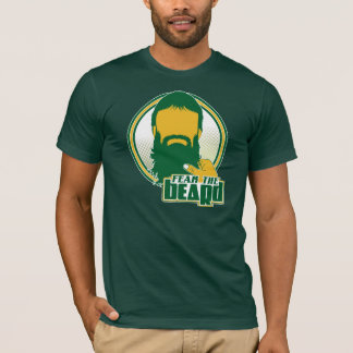 Angst voor de Beard Green en Gold T-shirt