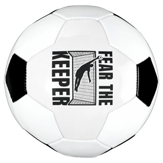 Angst voor de houder voetbal (Gedraaid)