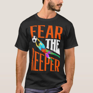 Angst voor de keeper, Voetbal die met voetbal rijd T-shirt
