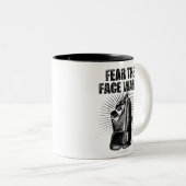 Angst voor de Mok van het gezichtsveld met tweeton (Voorkant rechts)