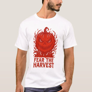 Angst voor de oogst Demonic Pumpkin Horror T-shirt