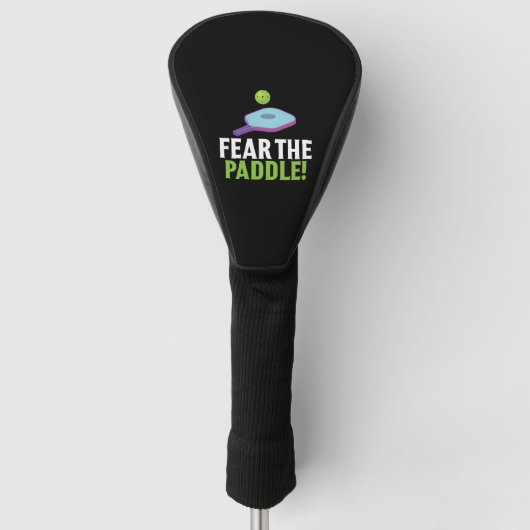 Angst voor de Paddle Pickle Ball Kitchen Sport Pad Golfheadcover (Voorkant)