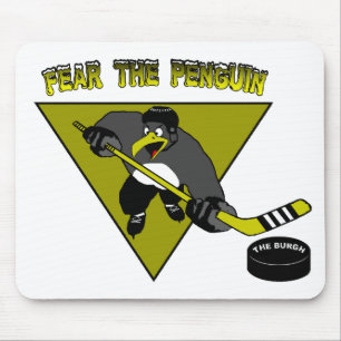 Angst voor de Penguin Mousepad Muismat
